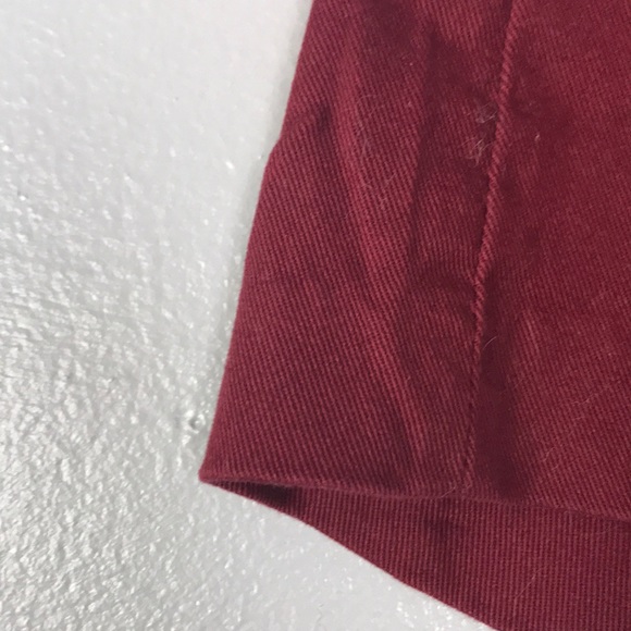 Red High Waisted Shorts - Picture 3 of 5